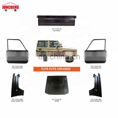 Aftermarket Car door,hood,tailgatel,fender,mudguard for  land CRUISER 79 series  FJ79/FJ75 car body parts