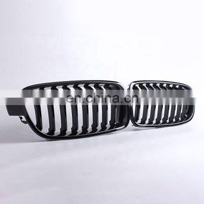 F30 F35 grill for BMW 3 series single slat line high quality glossy black mesh racing grill for BMW M3 2012-2019