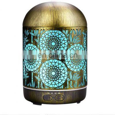 300ml Iron Cool Mist Home Hotel Office Spa Yoga Diffusers Machine For Essential Oils Metal Diffuser