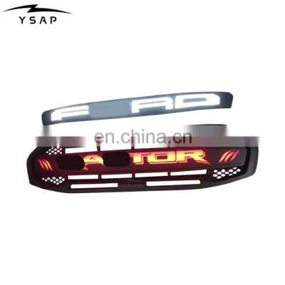 Hot sale auto part LED light Grill Grille front grille for Ranger T8