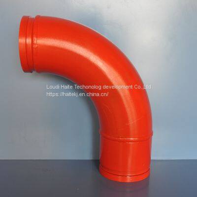 Concrete Pump Spare Parts Wear Resistance twin wall Concrete Pump Elbow