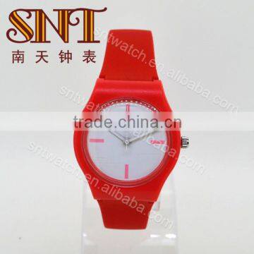 Simple style silicone watch for children