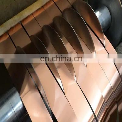 High Purity 2mm 4mm Red Copper Strip Coil