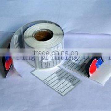 customized double sided printed label