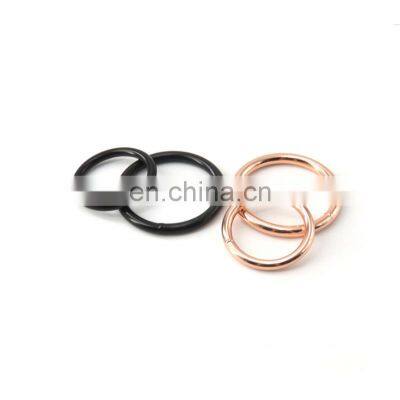 Factory Custom Metal O Ring Zinc Alloy Round Ring Circle Line For Handbag photo-2