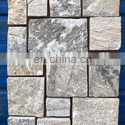Luxury Best Maker Quartzite Exterior Garden Color House Real Stacked Stone Wall Cladding Tiles Natural Panel Exterior
