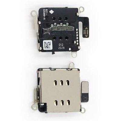 Dual Sim Card Reader Connector Flex Cable For iPhone 11 Sim Card Tray Slot Holder Cell Phone Parts