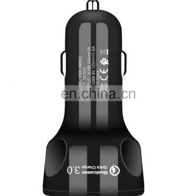 Hot Sale 5V 7A Q3.0 Car Charging Station 3 Ports Usb Fast Car Charger Universal Phone Charger photo-2