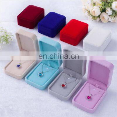 Jewelry Storage Boxes Presentation Necklace Pendant Jewelry Box Velvet Case Earrings Display Box 10*7*4.5cm