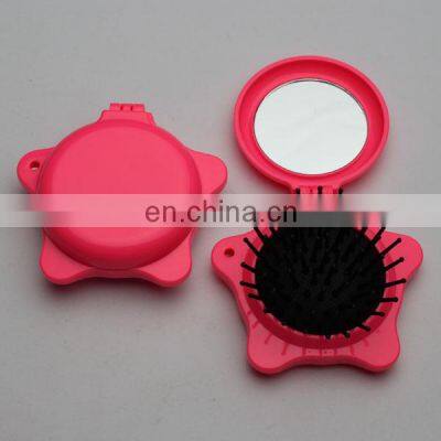 Custom Hair Brush Pop Star Shaped Mirror