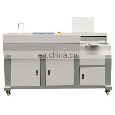 A3 A4 Full Automatic Spine & Side Glue Paper Processing Packing Binder Notebook Binding Making Machine