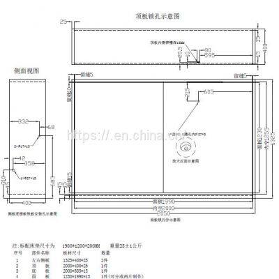 Manual Folding Bed Horizantal Wall Mounted Bed Single Hidden Wall Beds for Sale With Bent Leg photo-3