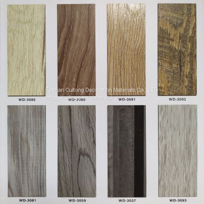 PVC wood grain floor glue 2mm block stone plastic floor grey plastic floor tile office exhibition hall shop rubber floor