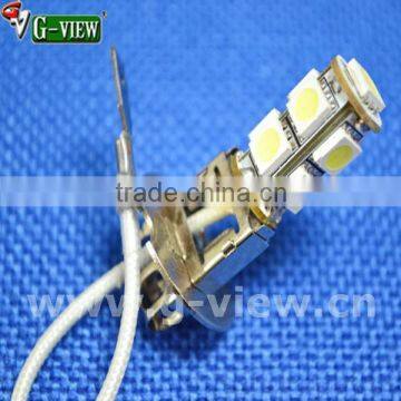 Hotsale superbright h3-9smd 5050 epistar led auto bulb 12v