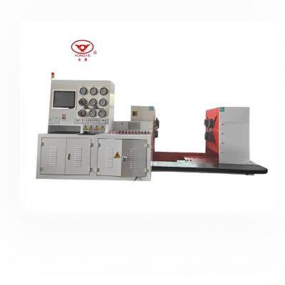 PLC control automatic valve test bench for flange valve test