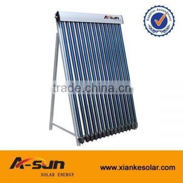 Solar keymark super efficience pressure type solar collector