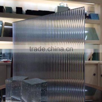 Ultra Clear Patterned Float Glass for Washroom