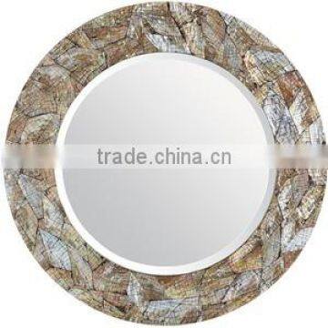 High quality best selling Decorative MOP round grey wall Mirror from Viet Nam