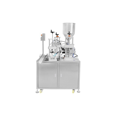 Semi-automatic 10-station filling and sealing machine