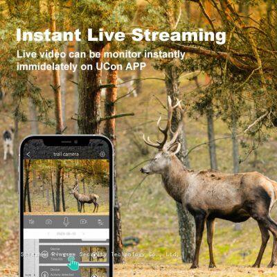 Ringsee Wildlife Wireless Forest 4G Hunting Security Camera Farm Camouflage Trail Cameras America Cell Trail Hunting Camera