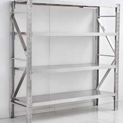 304 Stainless Steel 201 Stainless Steel Butterfly Hole Storage Warehouse Shelf Stainless Steel Shelf photo-5