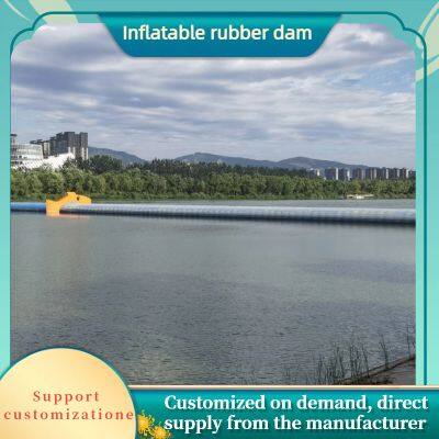 Barrera de agua de goma a prueba de fugas, presa de goma absorbente de vibraciones