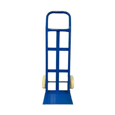 Manufacturer Heavy Duty Hand Truck Trolley Cart Metal Steel Hand Truck With Two Wheels for Warehouse Industrial Gas Cylinder