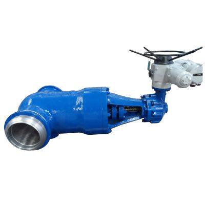 API ANSI Gate Valve Z85H Forged Steel A216 CF8M Stainless Steel HP Welded Valve Hard Pneumatic Actuator Industrial Use photo-3