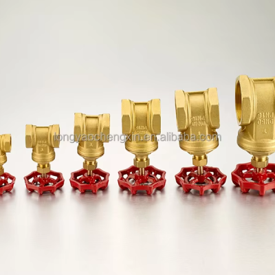 TF Brass Manual Gate Valve PN16 1-2 Inch NPT BSP Female Thread Forged for Water or Oil photo-4