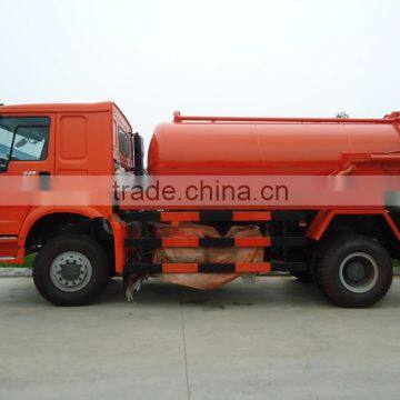 2015 Factory Price HOWO Sewage Tanker Truck Sale in Peru, Sewage Trucks Prices photo-4