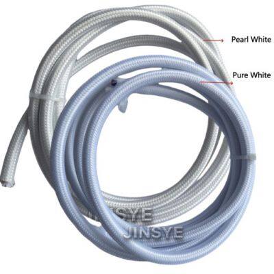 Customise CE VDE SAA KC UL White Electrical Braided Cable Cotton Cable Wire