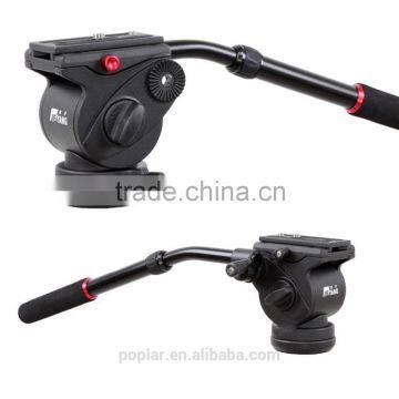 Poplar Max 8KG load New Professional JY0506 JY-0506 video DSLR Camcorder Fluid Tripod Head Drag slider rail Handle Head