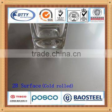 Tisco brand hot rolled and cold rolled 201 stainless steel plate