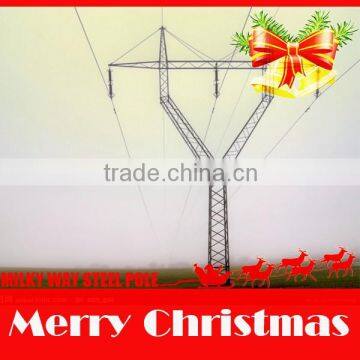 4 Legged Transmission Line Lattice Steel Tower
