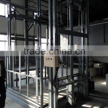 NEW Building Materials Warehouse Platform Lift Guide Rail Hydraulic Lifting Platform photo-5