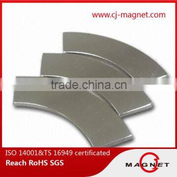 Neo magnet china suppliers with zinc-coated N48M