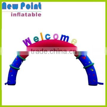 Advertisement welcome inflatable arch for sale