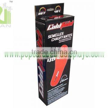 Black carton display insole packing storage box