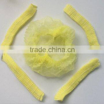 Yello disposable PP nonwoven bouffant cap CE ISO FDA