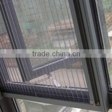 grey color folded fiberglass insect window screen