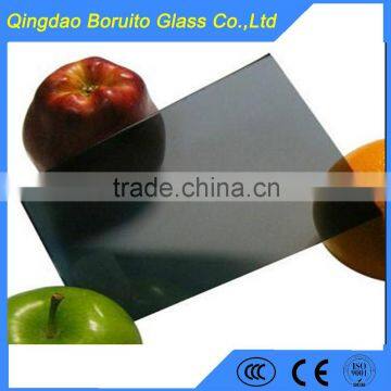 5mm coffee light and lack blue float glass