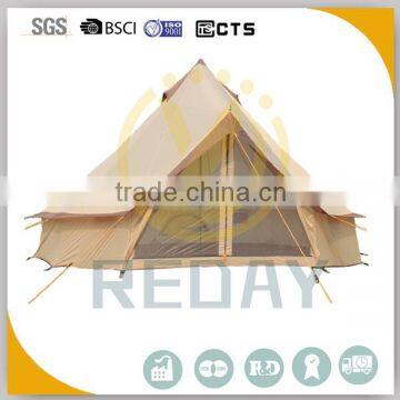4 Meters Outdoor 100% Cotton Canvas Bell Tent for Sales