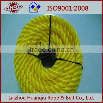 yellow fishing net PE rope twine