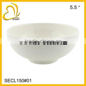 5.5" PLASTIC SALAD ROUND BOWL; PLASTIC SALAD BOWL