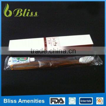 N129 New style wholesale hotel disposable toothbrush with your name