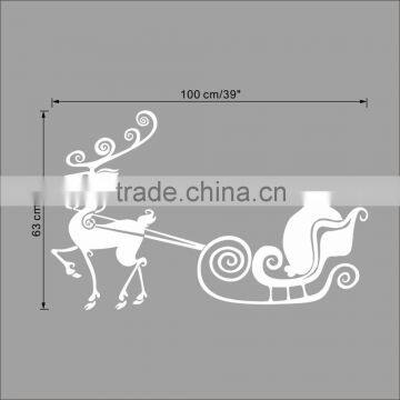 ALFOREVER Christmas Santa's Sleigh Decal - Christmas Decal photo-3