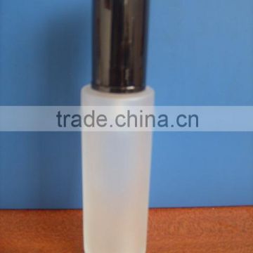 30ml Frosted Glass Lotion Bottles with black cap