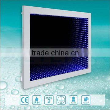 ul aluminum frame led infinity mirror light for hotel