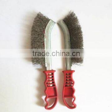 steel wire brush with plastic handle,stainless steel wire brushes