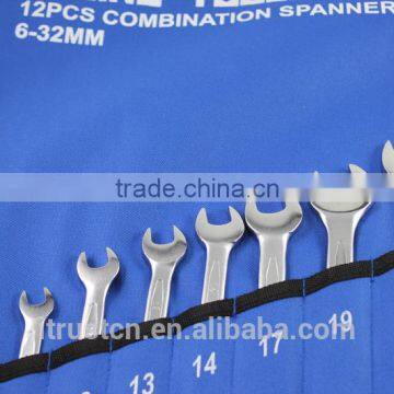 12 Pcs Spanner Tools Set Combination Wrench With Canvas Bag GS KING TOOLS photo-3